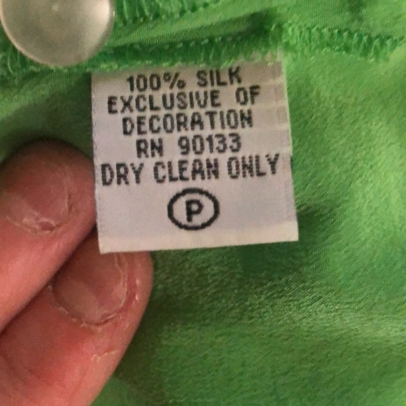 Vintage Bob Macke blouse 100% silk XL No stains or tears, very soft lovely item - Picture 4 of 4